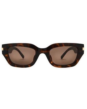 Le Specs Cubito Sunglasses - Brown