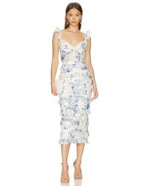 V. Chapman Fiorenza Midi Dress - White