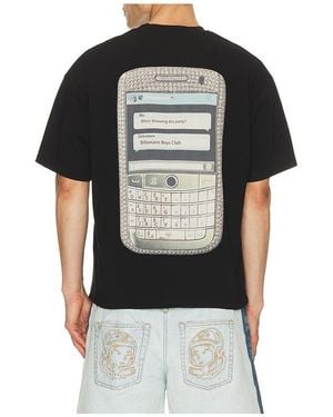 BBCICECREAM Text Cropped Tee - Black