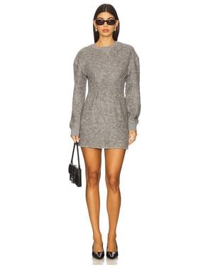 Line & Dot Pippa Mini Dress - Gray