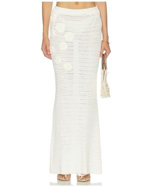 MORE TO COME JUPE TIRZAH en Ivory - Blanc