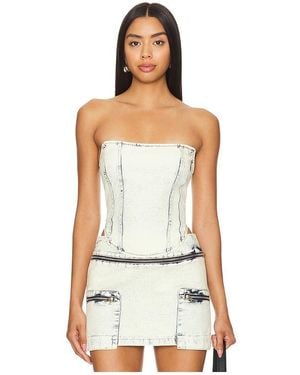 BY.DYLN Bikini-Oberteil Mit Bustier Zayne - Weiß