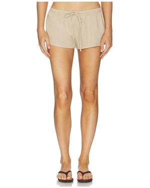 ALL THE WAYS Amalie Drawstring Short - Natural