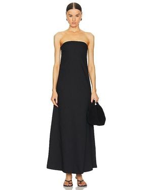 AEXAE Column Maxi Dress - Black