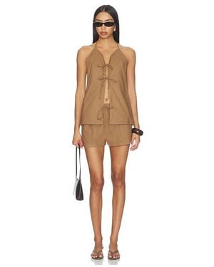 ALL THE WAYS Naomi Short Set - Natural