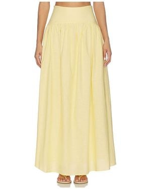 SNDY'S Nesa Maxi Skirt - Yellow