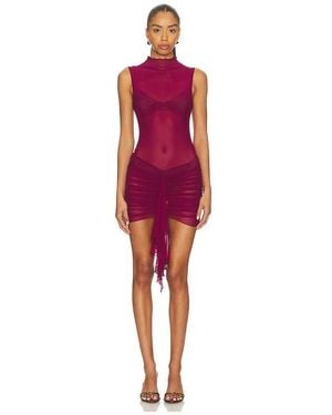 BY.DYLN Tessa Mini Dress - Red