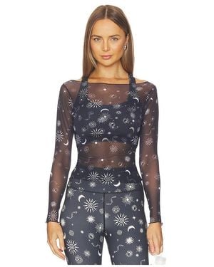Spiritual Gangster Solstice Olivia Top - Blue