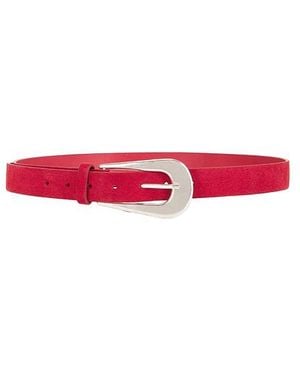 Free People Cannon Suede Belt - Red