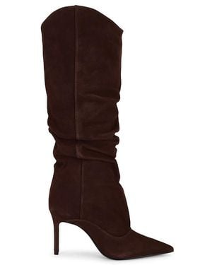 SCHUTZ SHOES Maryana Up Slouch Boot - Brown