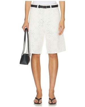 Citizens of Humanity Court Denim Shorts - White
