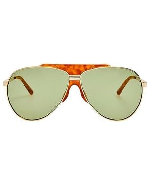 The Attico Amelia Sunglasses - Green