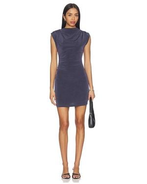 Elliatt Marisol High Neck Mini Dress - Blue