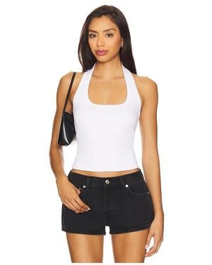 LNA X Revolve Bradley Halter Top - White