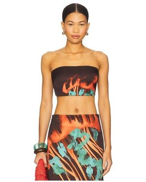 Eugenia Fernandez Linus Crop Top - Orange