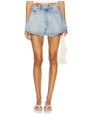 Mother Shorts The Flutter Short Fray - Blau