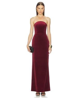 Michael Costello X Revolve Anjelique Velvet Gown - Red