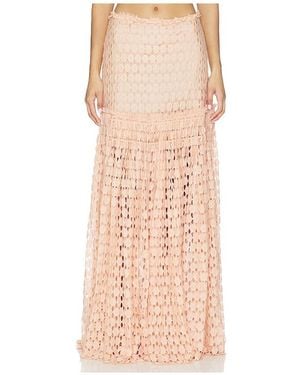 Ulla Johnson Aris Lace Maxi Skirt - Natural