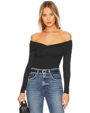 House of Harlow 1960 Rhoda ボディスーツ - ブラック