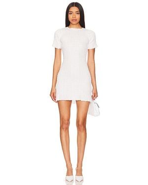 Apres Studio Ruched Mini Dress - White