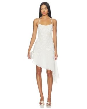 For Love & Lemons Seaside Treasure Midi Dress - White