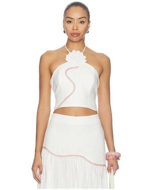 AZULU Leia Top - White