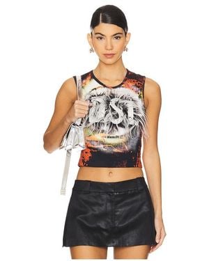 DIESEL Printed Tank Top - Orange