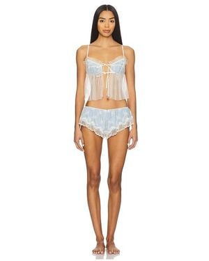 Free People X Intimately Night Call Boudoir Set - Black