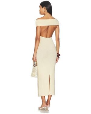 Lovers + Friends Claudie Off Shoulder Dress - White