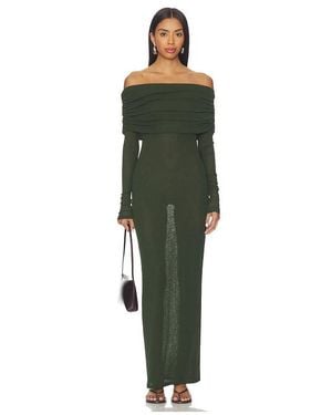 superdown Chantal Sheer Gown - Green