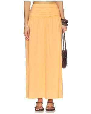 Peixoto Falda Maxi Rowan En Color Naranja Talla (También En S, Xs, M)
