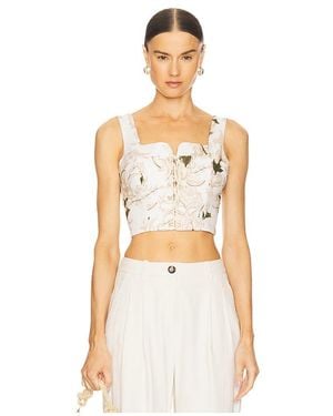 Agua Bendita Bikini-Oberteil Mit Bustier Reserva - Weiß