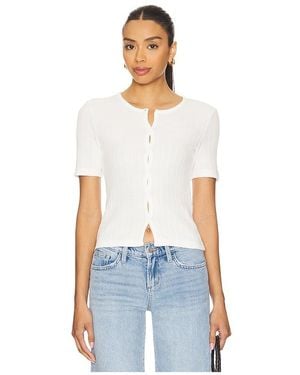 Samsøe & Samsøe Sajuni Short Sleeve Cardigan - White