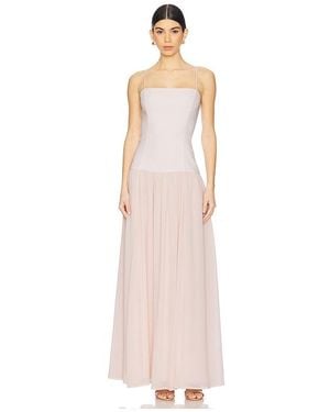 Lovers + Friends Rebecca Gown - White