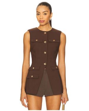 ALL THE WAYS Dallis Top - Brown