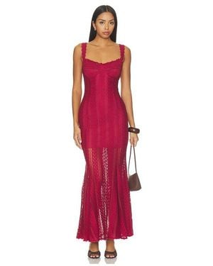Charo Ruiz Elinor Long Dress - Red