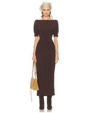 Helsa The Simone Tie Back Jersey Dress - Multicolor