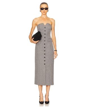 4th & Reckless Elowen Dress - Gray