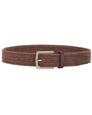 Travis Mathew Popsicle Leather Belt - Brown