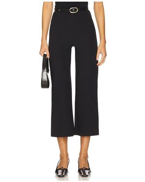 Commando Neoprene Cropped Wide Leg - Black