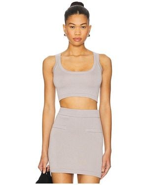 SNDY'S Beverly Crop Top - White