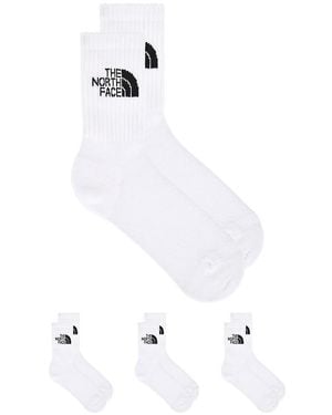 The North Face Everyday Standard Crew Sock 3 Pack - White