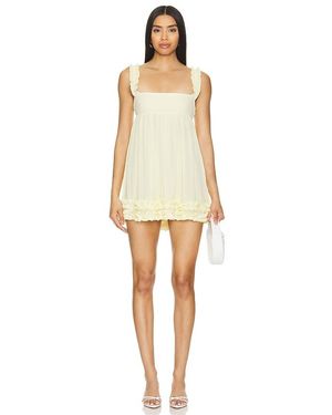 MAJORELLE ROBE CHANDRA MINI - Neutre