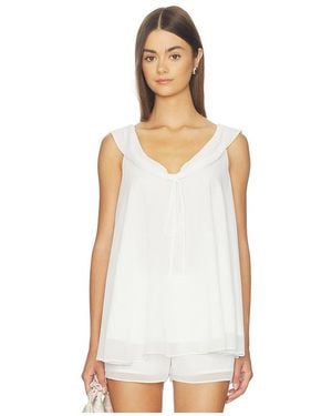 Amanda Uprichard Polly Top - White