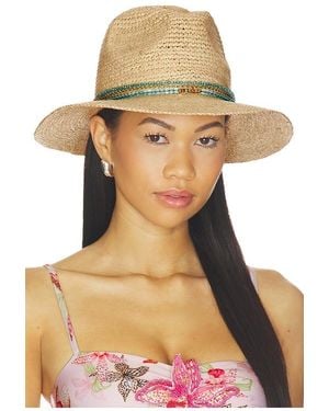 Nikki Beach Eloise Fedora Hat - Natural