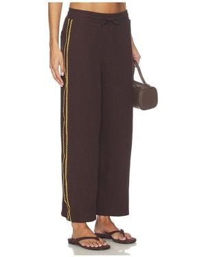 Damson Madder Josette Ankle Jogger - Brown