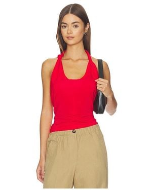 Helmut Lang Twist Dancer Top - Red