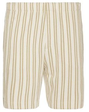 Vince Jacquard Stripe Short - Natural
