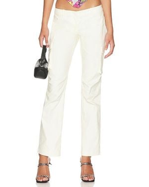 Miaou Raven Cargo Pant - White