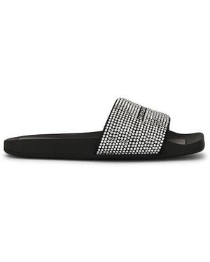 Alexander Wang Hotfix Pool Slide - White